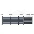 Kapu G21 Reno 100x176 cm balos, antracit 