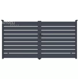 Kapu G21 Reno 350x176 cm kétszárnyú, antracit színű