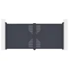 Kapu G21 Marion 350x158 cm kétszárnyú, antracit színű