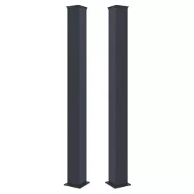 G21 oszlop kapuhoz 15x190 cm, talppal, antracit, 2 db