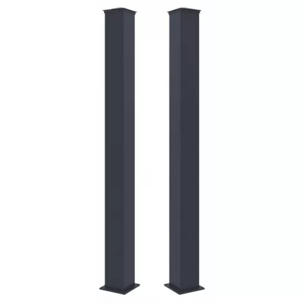 G21 oszlop kapuhoz 15x190 cm, talppal, antracit, 2 db