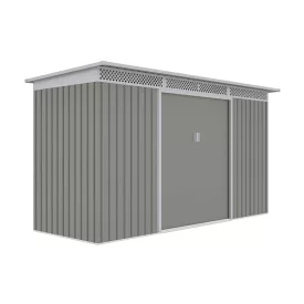 Kerti ház G21 GRAH 483 - 340 x 142 cm, metál szürke 