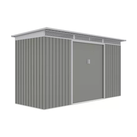 Kerti ház G21 GRAH 483 - 340 x 142 cm, metál szürke 