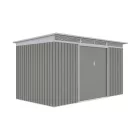 Kerti ház G21 GRAH 700 - 340 x 206 cm, metál szürke 