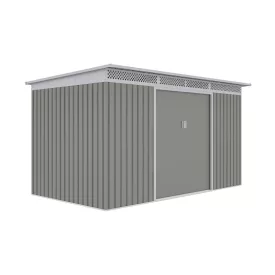 Kerti ház G21 GRAH 700 - 340 x 206 cm, metál szürke 