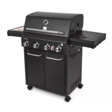 G21 Alabama Black BBQ Premium Line gázgrill, 5 égő + nyomáscsökkentő szelep ingyen