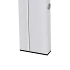 Ezra 140 cm szögletes üveg étkezőasztal