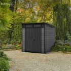 Cortina 7x7 műanyag kerti ház szürke