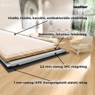 Leziter Campo tölgy Vinyl SPC fózolt padló