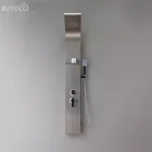 Alegro Silver hidromasszázs zuhanypanel, rozsdamentes acél