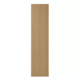 Akusztikus falpanel bambusz hatású 260x60x1,8 cm