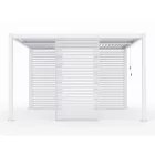 LUXE Lamellás oldalpanel (R) 123x218cm 4 m-ig fehér