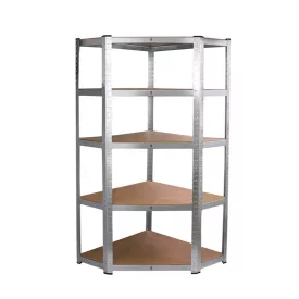 Nagy teherbírású sarokpolc 180x70x40-40 cm 175 kg króm