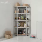 Nagy teherbírású sarokpolc 180x70x40-40 cm 175 kg króm