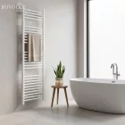Egyenes törölközőszárító radiátor 1600x500 mm fehér