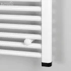 Egyenes törölközőszárító radiátor 1600x500 mm fehér