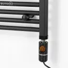Elektromos fűtőpatron törölközőszárító radiátorhoz digitális hőfokszabályozóval 600W fekete