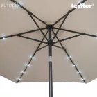 Solari kerti napernyő led lámpával bézs 300 cm