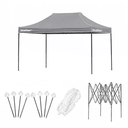 Összecsukható kerti pavilon 3x4 m