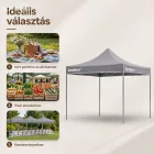 Összecsukható kerti pavilon 3x4 m