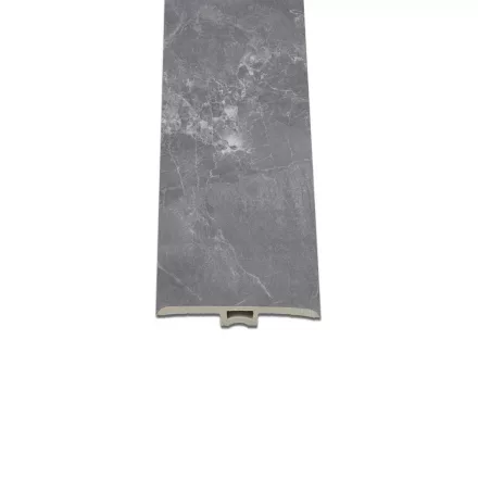 Vinyl SPC padló burkolatváltó Fjord márvány mintás sötét szürke 2400x45x6 mm