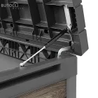 Decocoat műanyag kerti lád 380 l