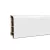 Vinyl SPC padlószegély Snow white 2400x60x12 mm