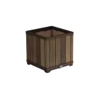 Deco szögletes műanyag virágláda 61 L