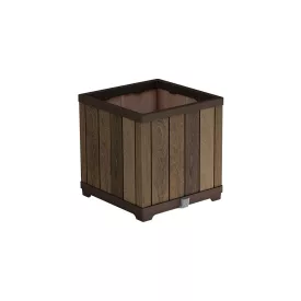 Deco szögletes műanyag virágláda 61 L