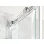 Solid SQ 100 króm szögletes zuhanykabin zuhanytálcával
