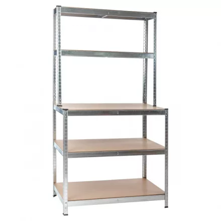 Nagy teherbírású polc G 100x30/60x180 cm 150 kg