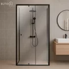 Flexi 80x90 cm falsíkra szerelhető aszimmetrikus zuhanykabin zuhanytálca nélkül