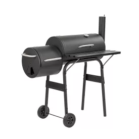 Faszenes kerti grillsütő füstölővel
