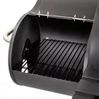 Faszenes kerti grillsütő füstölővel