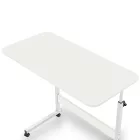 Állítható magasságú laptopasztal 80x40 cm fehér