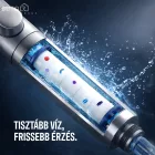 Kori 3 funkciós kézizuhany tömlővel tartóval szürke