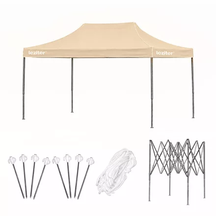 Összecsukható kerti pavilon 3x4,5 m