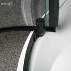Splash Black 90 íves zuhanykabin zuhanytálca nélkül
