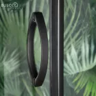 Splash Black 90 íves zuhanykabin zuhanytálca nélkül