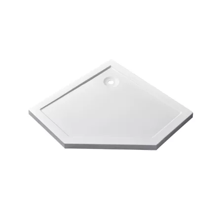 Modena Slim ötszögletű alacsony akril zuhanytálca 90x90 cm