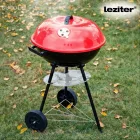 Faszenes kerti gömb grillsütő kerekes