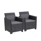 Claire duo műrattan kerti fotel
