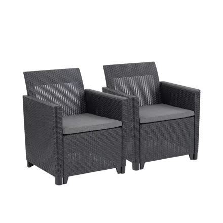 Claire duo műrattan kerti fotel