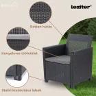 Claire duo műrattan kerti fotel