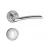 Króm-inox körrozettás BB kilincs