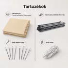 Összecsukható kerti pavilon 3x6 m