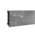 Vinyl SPC padlószegély Fjord márvány mintás sötét szürke 2400x60x12 mm