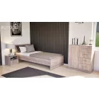 Miami egyszemélyes ágy 90x200 cm yorki tölgy-yorki tölgy