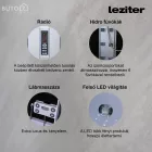 Mila hidromasszázs zuhanykabin - fehér