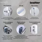 Karolino 90 white mélytálcás  zuhanykabin